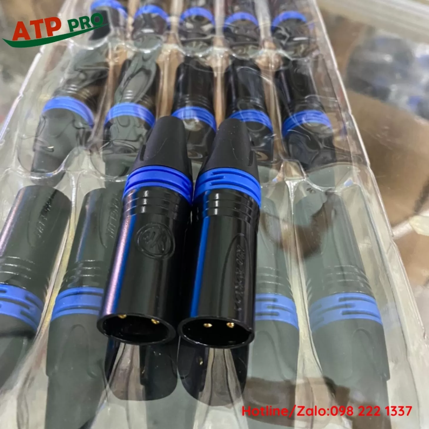 Jack Âm Thanh Canon XLR Đực Cái , Chân Đồng Tiếp Xúc Tốt