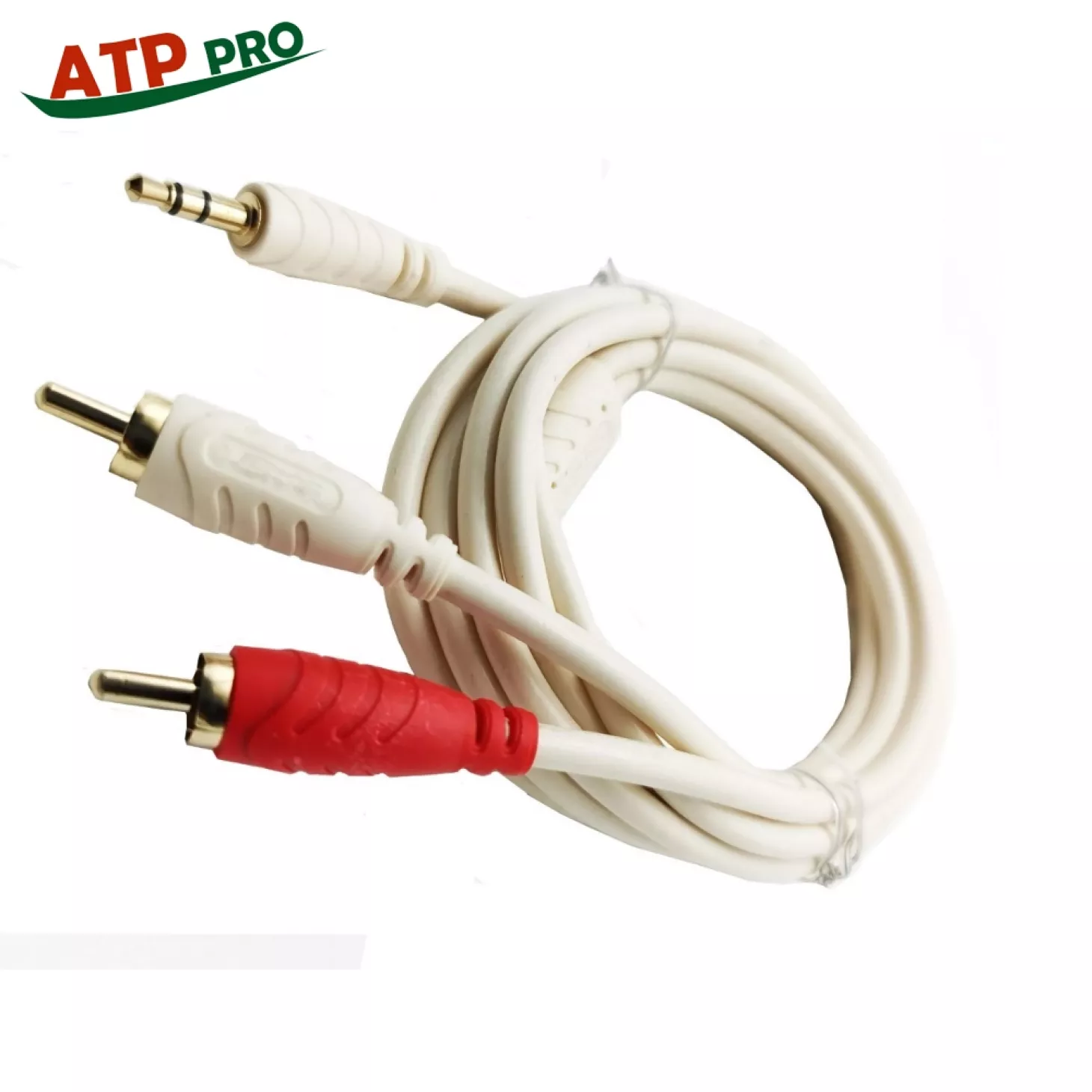 Dây 3.5mm Ra 2 Đầu AV/Hoa Sen 1.8m
