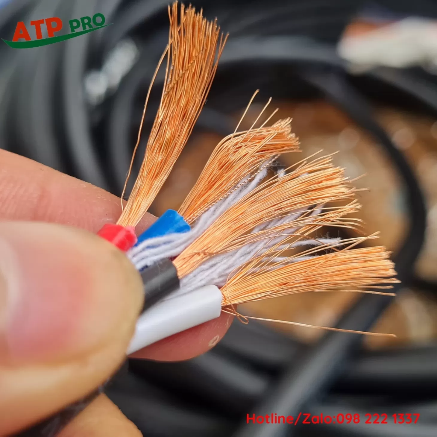 Dây Loa SOMMER Đức 4x2.5mm, Đồng Nguyên Chất(Giá 1m)