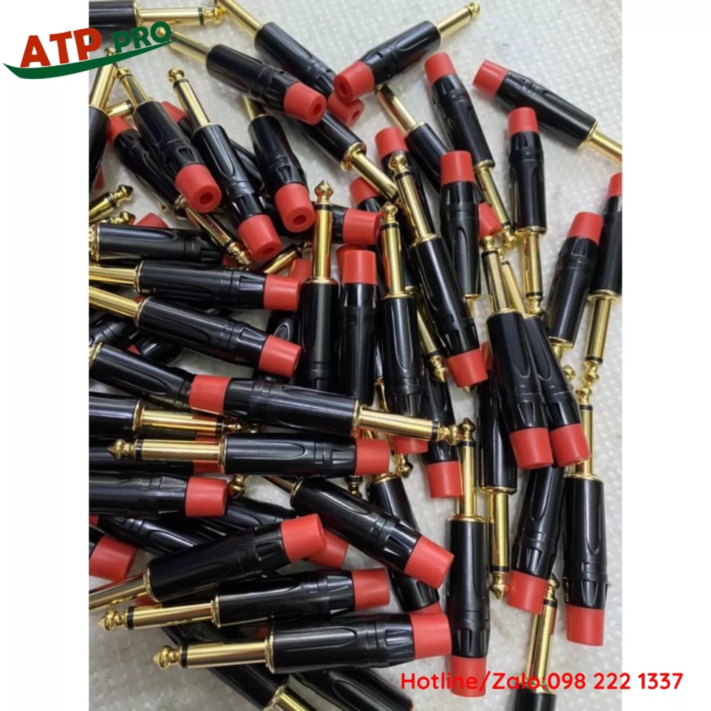 Jack 6 Ly Mono Chân Đồng Mạ Vàng, Dùng Hàn Dây