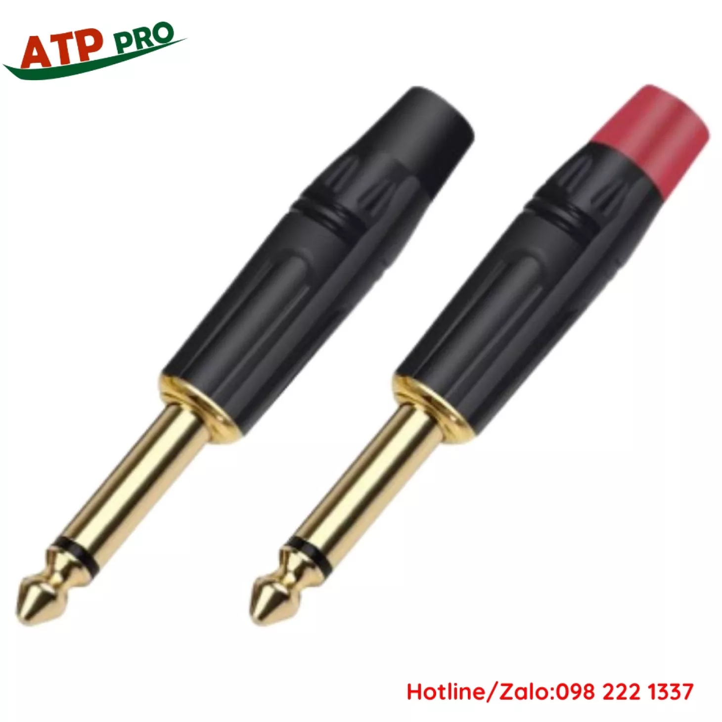 Jack 6 Ly Mono Chân Đồng Mạ Vàng, Dùng Hàn Dây